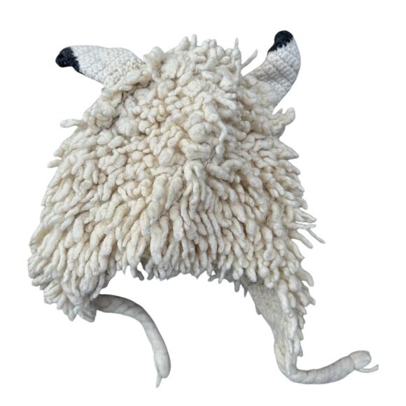 Alpaca hat, Kids size 4-8, stretchy & Flexible sizing, Wool Blend - Picture 2 of 4